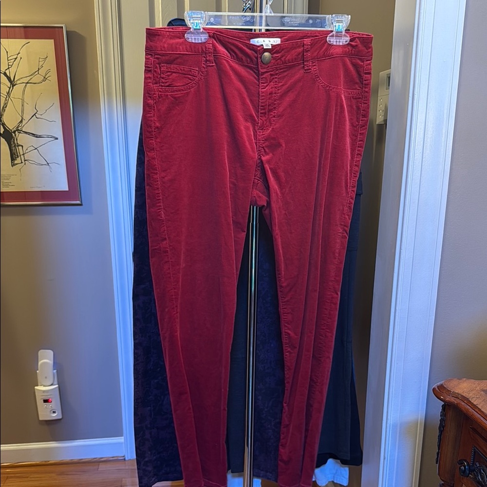 CAbi Red Skinny Cords